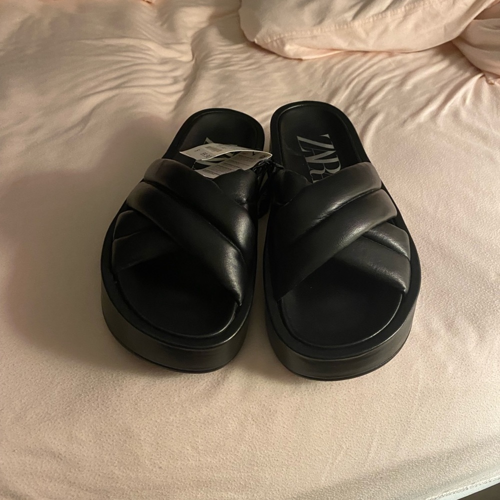 Zara platform sandals